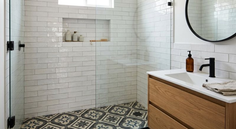 Tile Shower Floor Installation in Denver County, CO